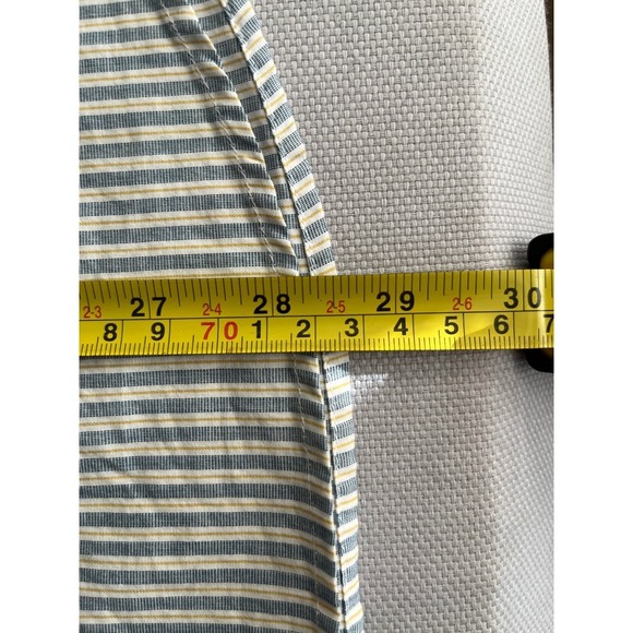J Crew Slim Untucked Shirt Blue Stripe - Picture 5 of 7
